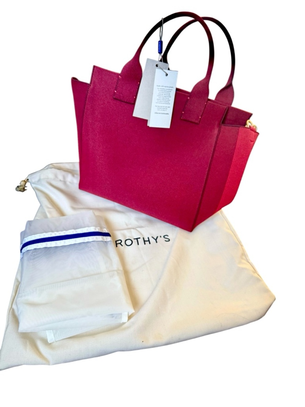 NWT *RARE*  ROTHY'S THE HANDBAG in Ruby Red - Picture 2 of 15